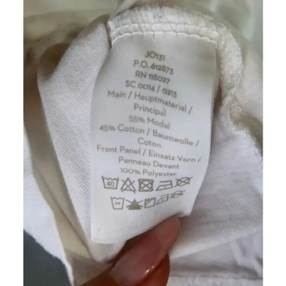 BODEN Pleat Front Top White Shirt Tee WA703‎ Size US 8